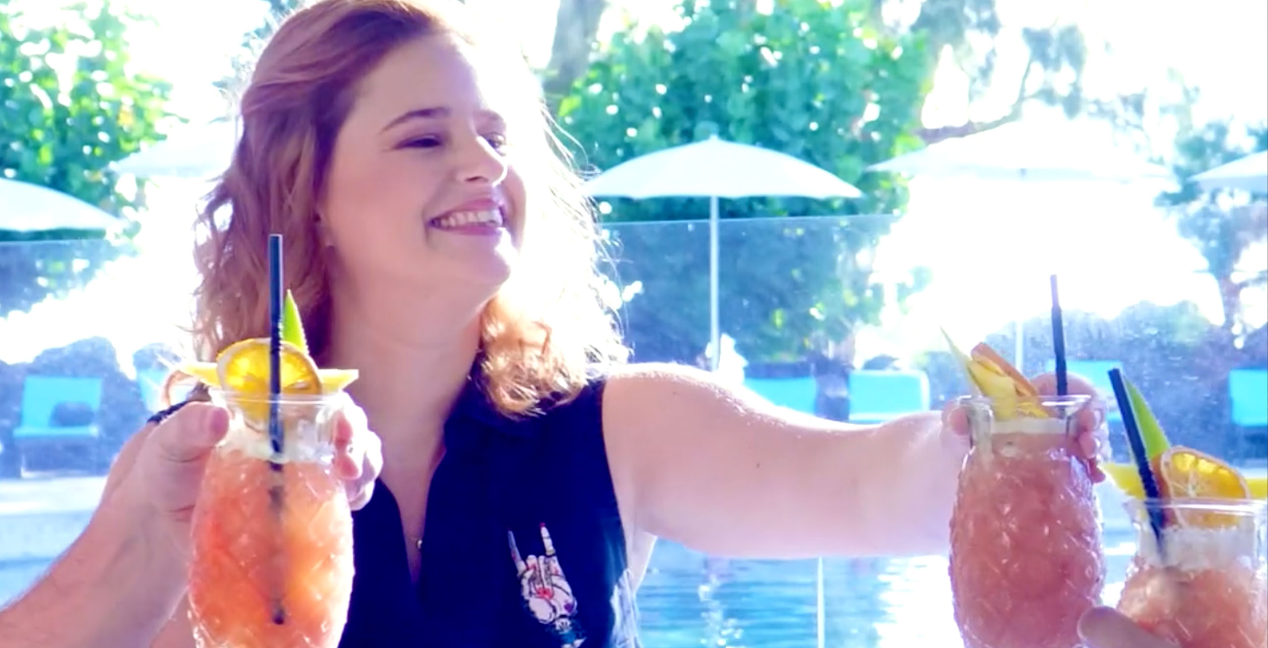 Elodie Poux à la Réunion