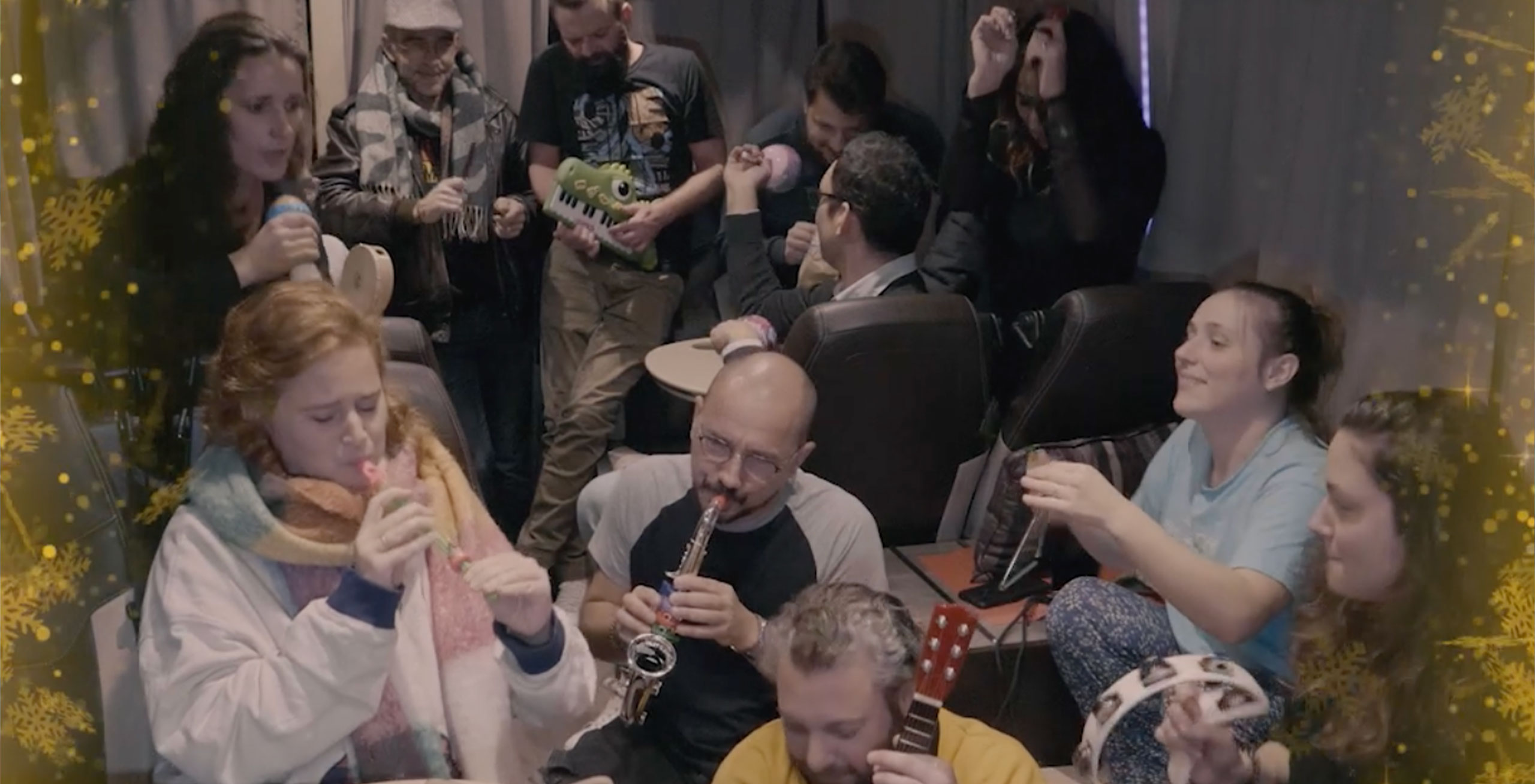 Elodie Poux fête la nouvelle année